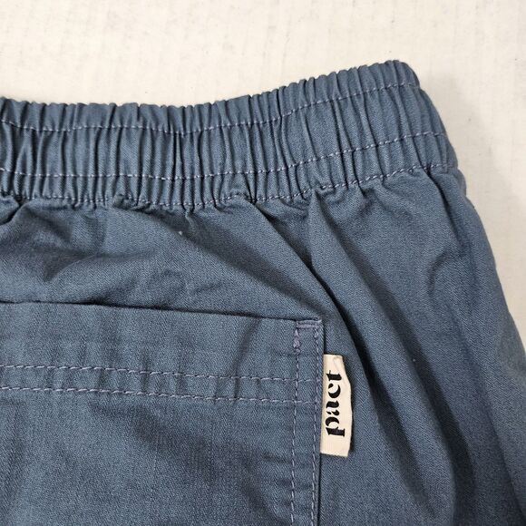 Pact Shorts Mens XL Blue Organic Cotton Twill inside Drawstring Elastic Waist‎ - Picture 8 of 11